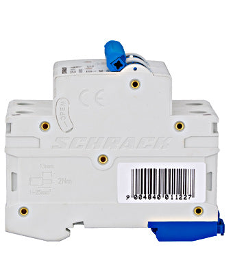 Siguranta automata (disjunctor) , 1P+N , B25,25A, 6kA, curba B, Amparo, Schrack